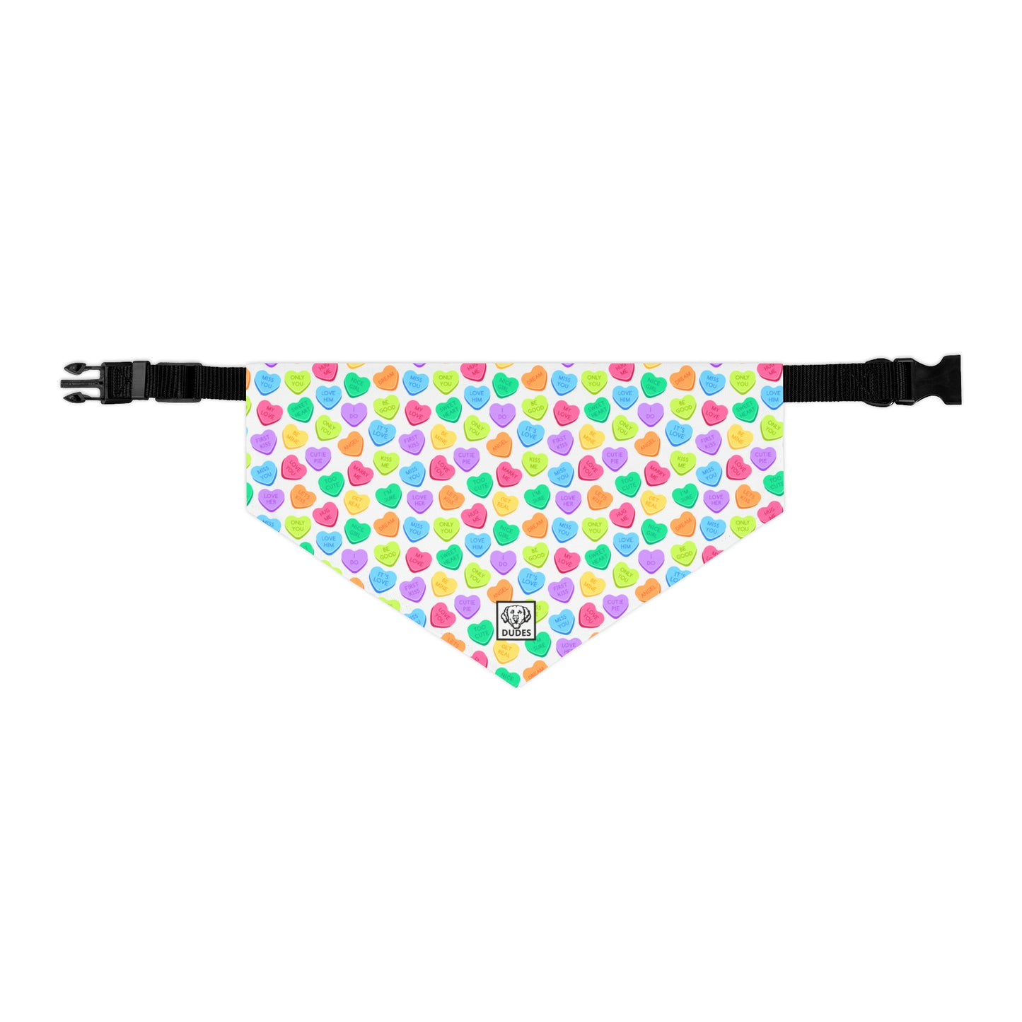Candy Hearts | Doggy Bandana