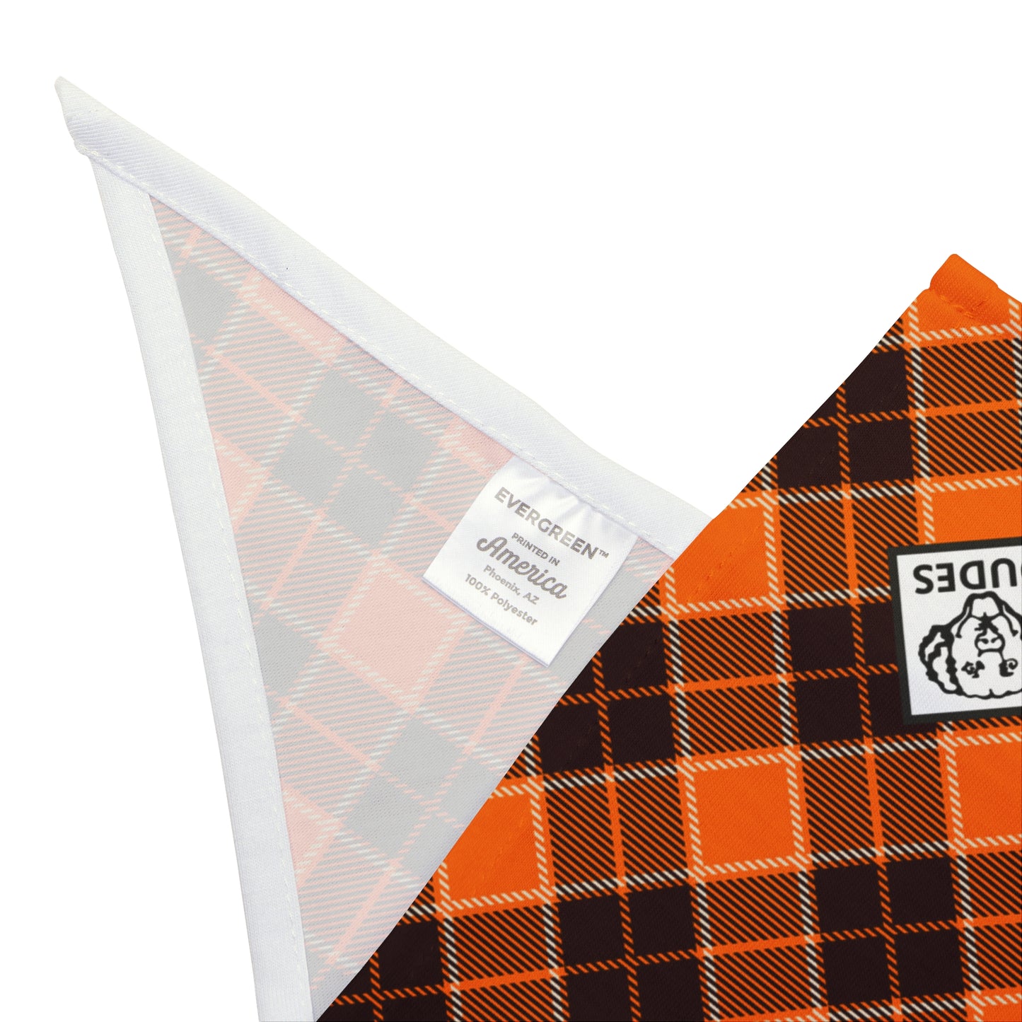 Orange Plaid | Doggy Bandana