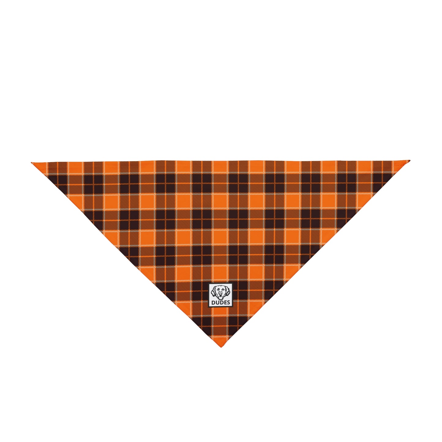 Orange Plaid | Doggy Bandana