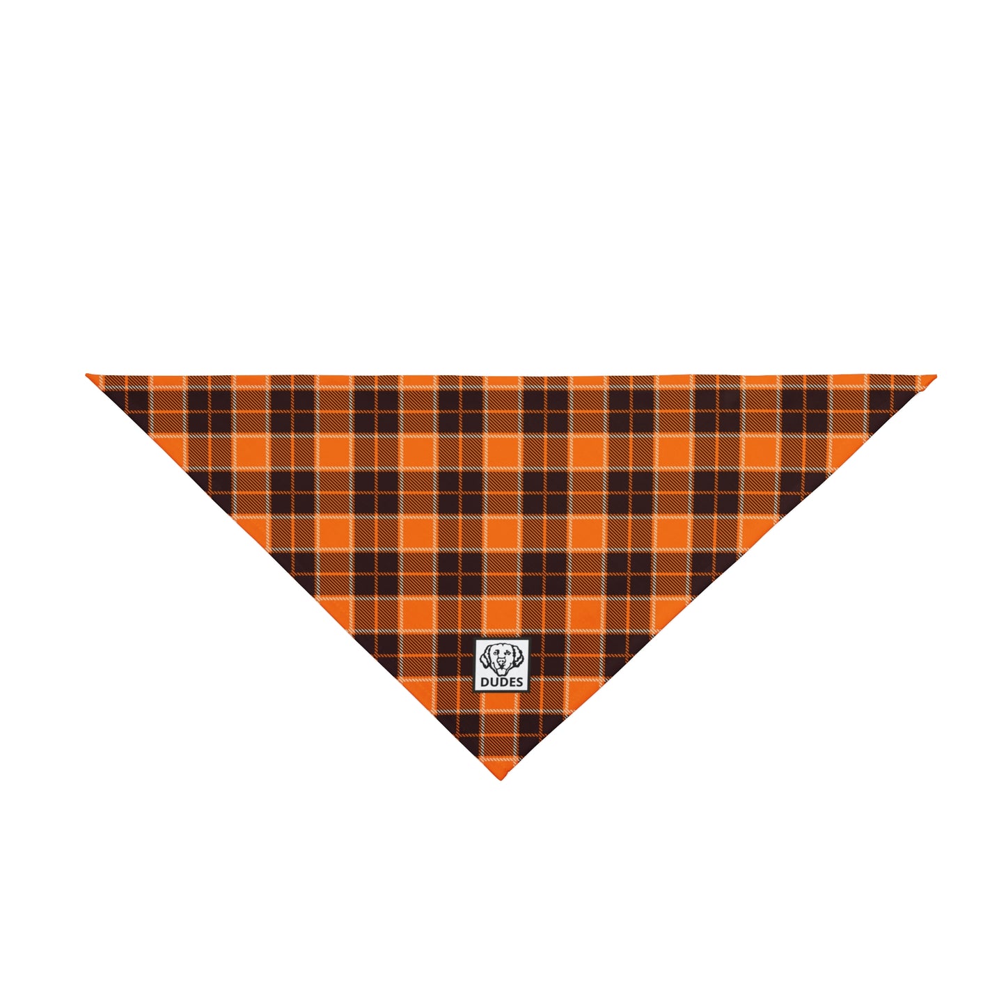 Orange Plaid | Doggy Bandana