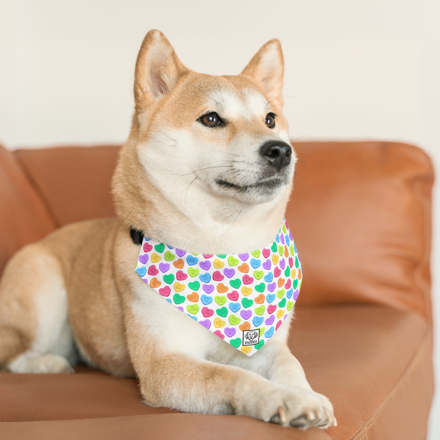 Candy Hearts | Doggy Bandana