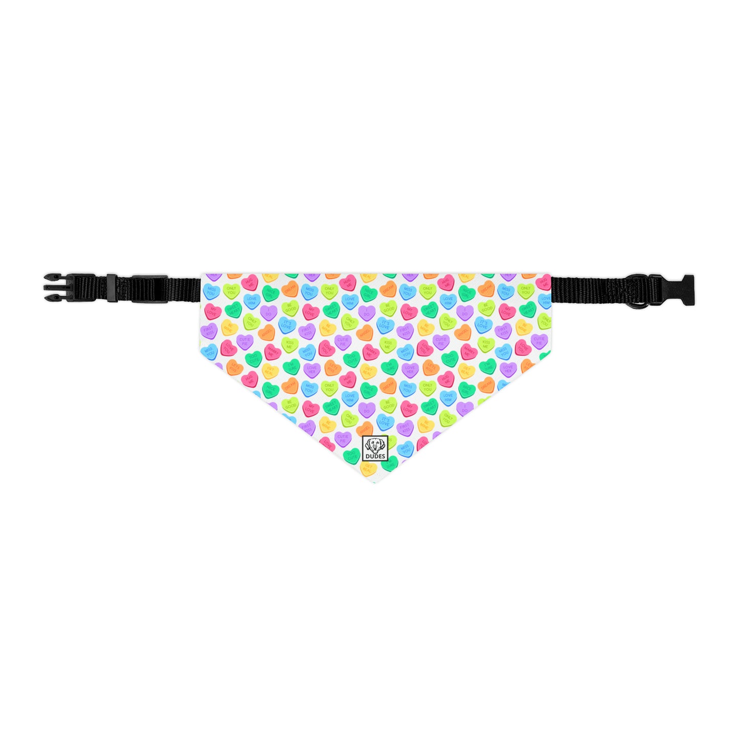 Candy Hearts | Doggy Bandana
