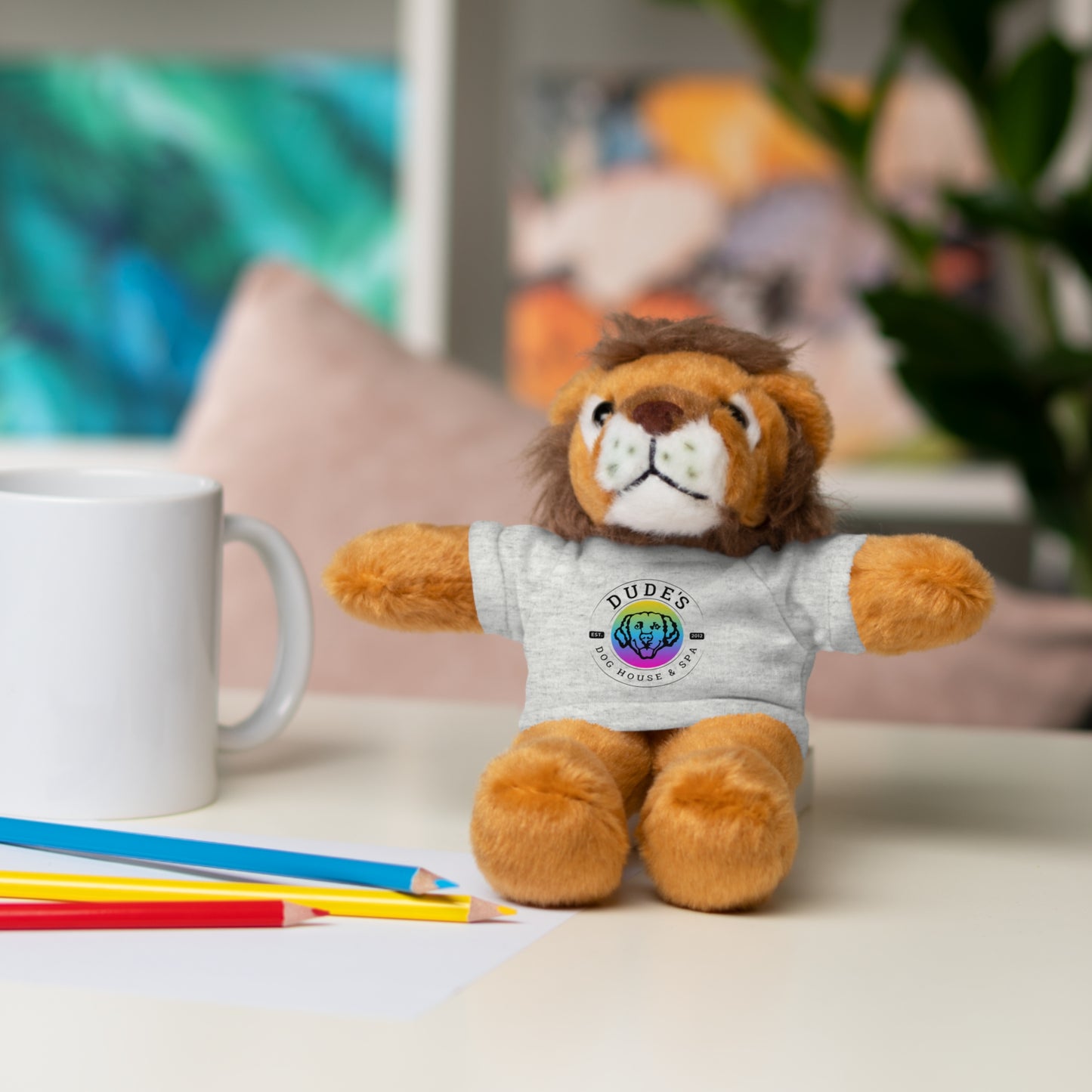 Stuffed Animals with Dude's Tee