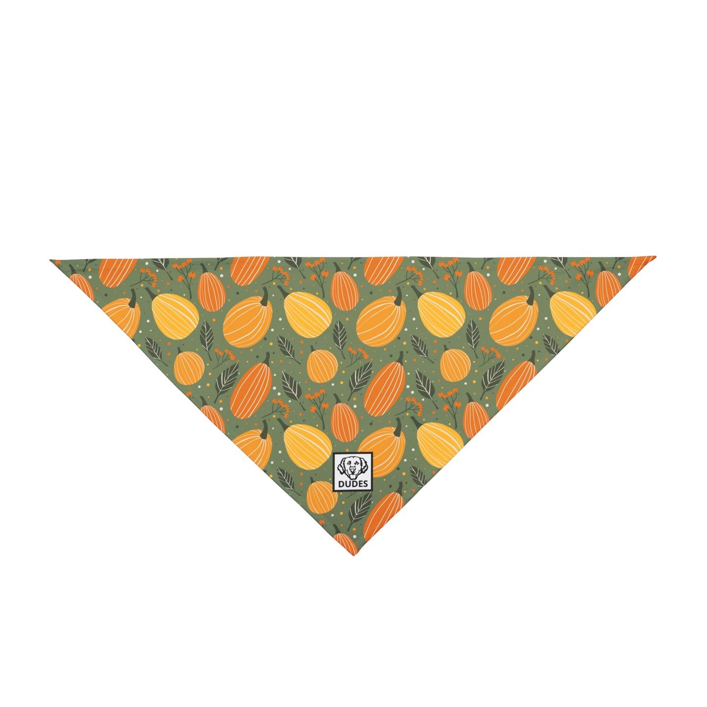 Green Pumpkins | Doggy Bandanas