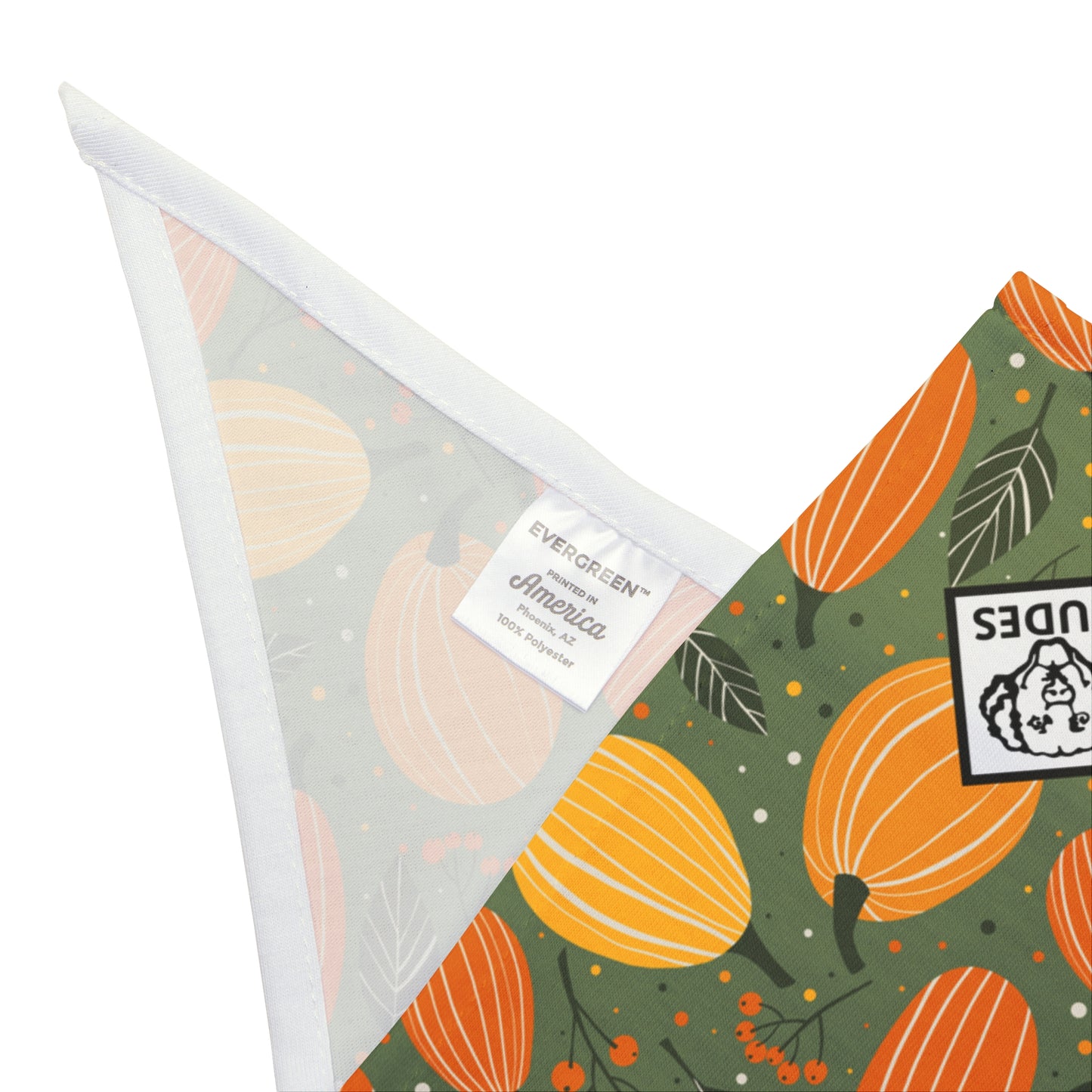Green Pumpkins | Doggy Bandanas