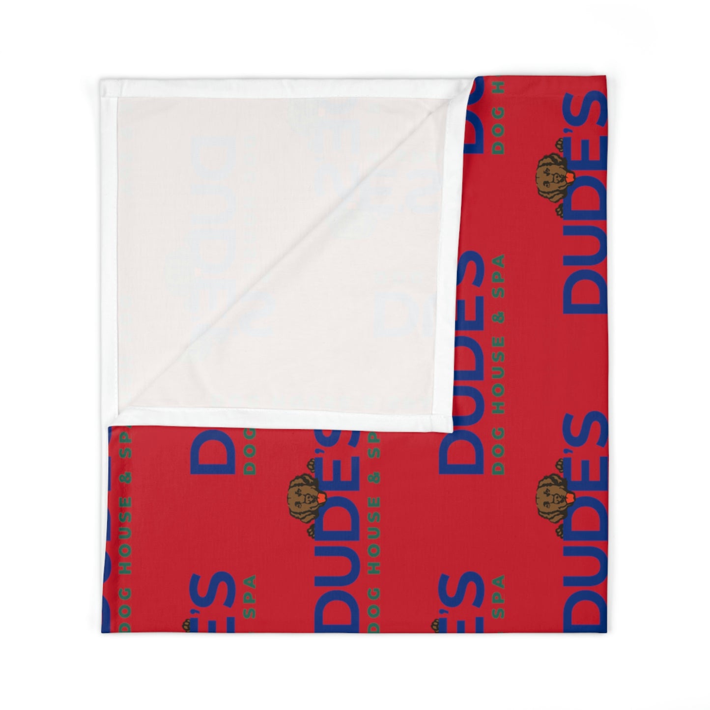 Dude's Dog Blanket | Red