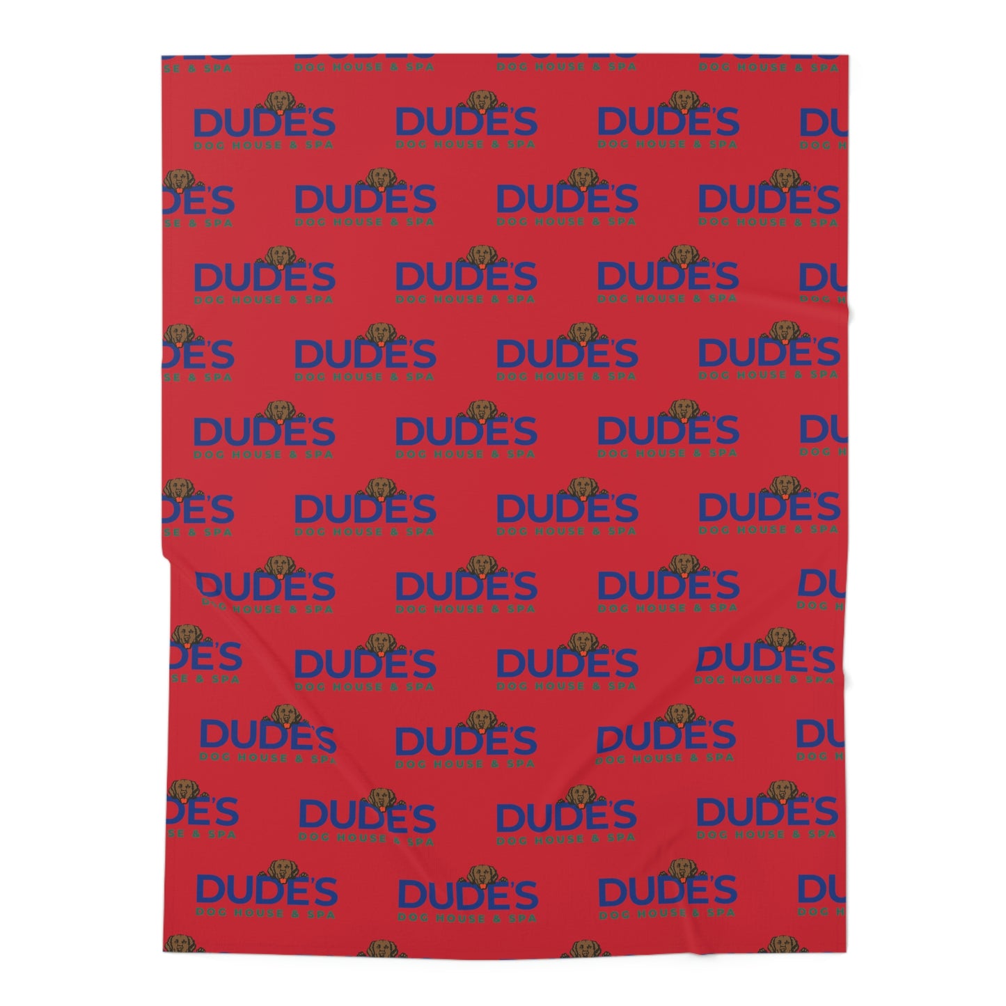 Dude's Dog Blanket | Red
