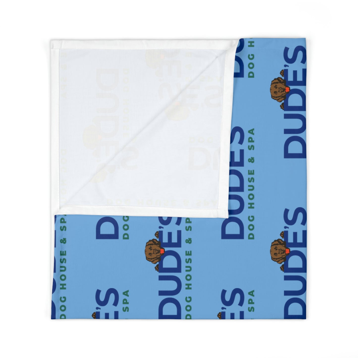 Dude's Dog Blanket | Light Blue