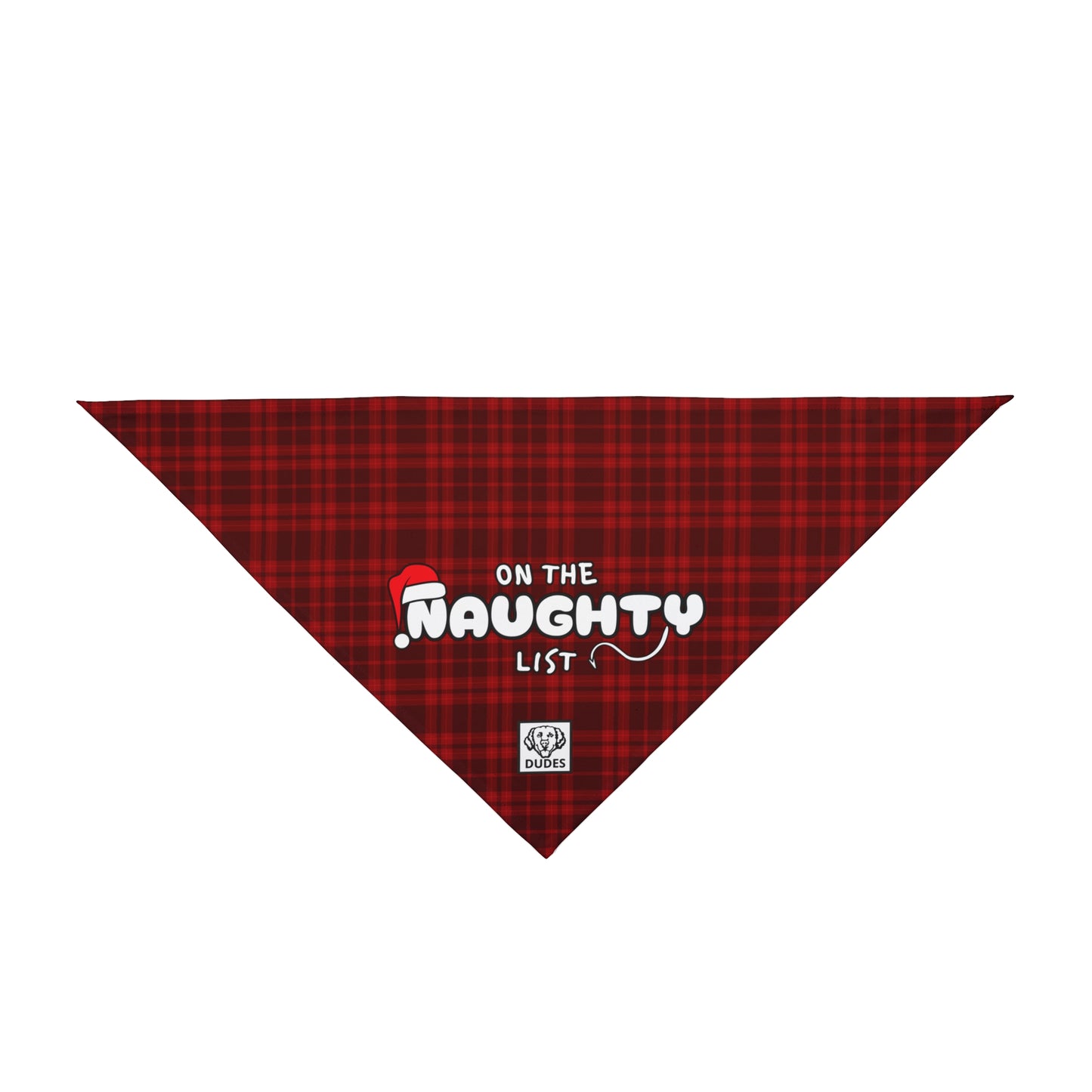 Naughty List | Dog Bandana