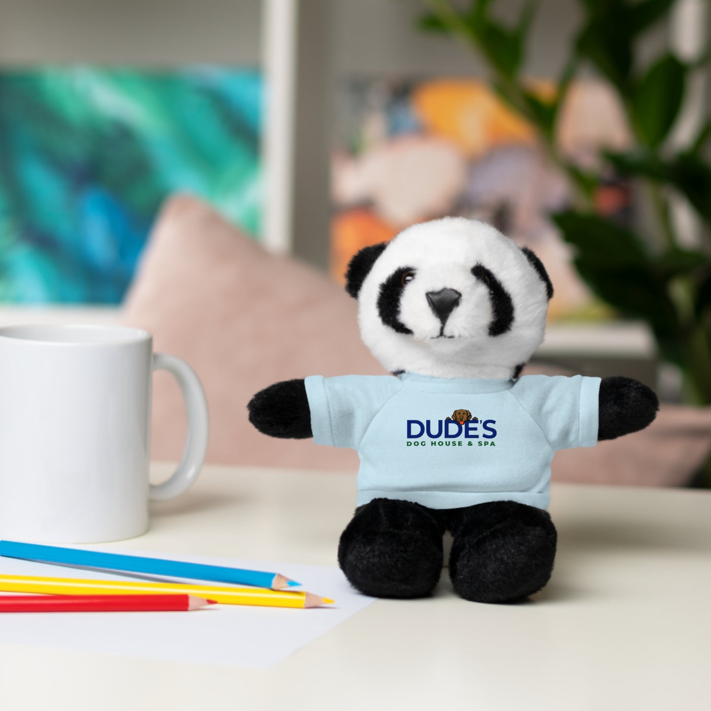 Stuffed Animals with Dude's Tee