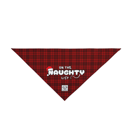 Naughty List | Dog Bandana