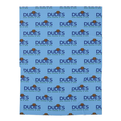 Dude's Dog Blanket | Light Blue