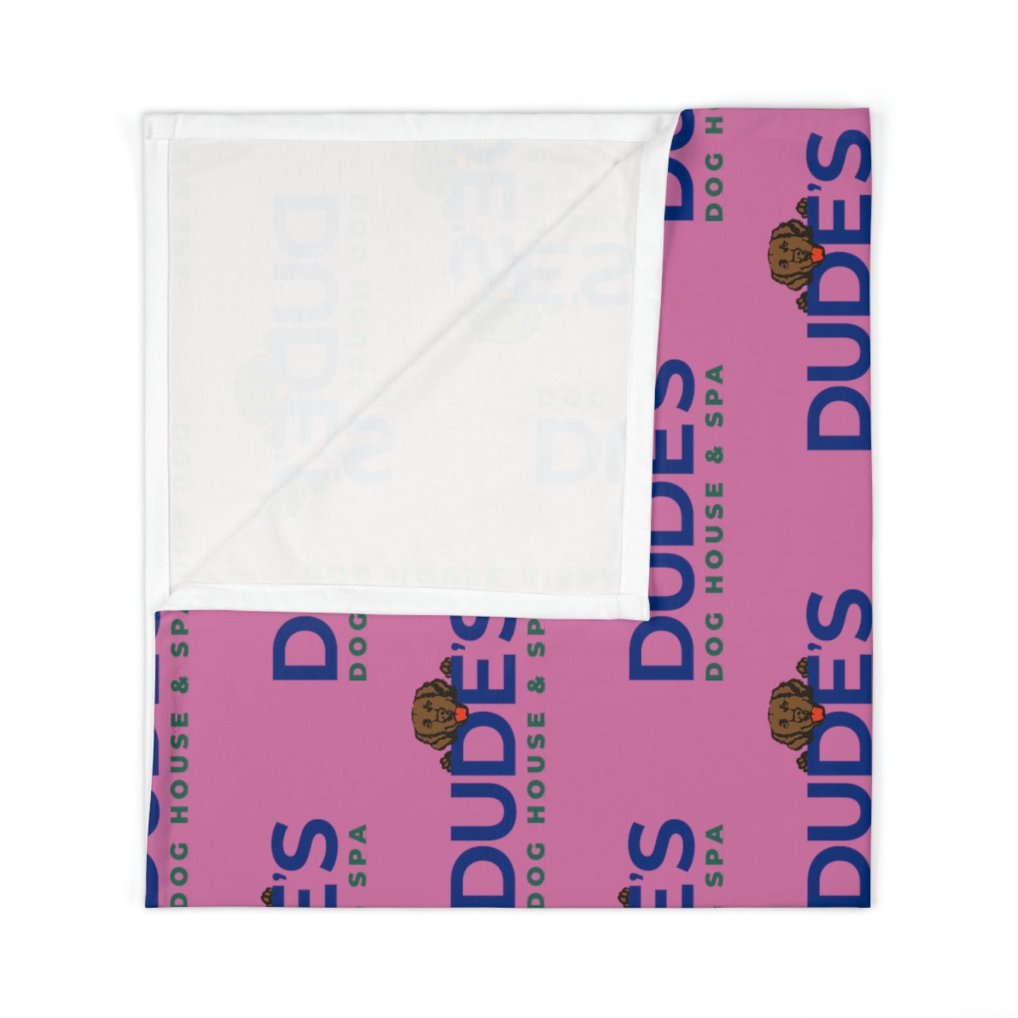 Dude's Dog Blanket | Pink