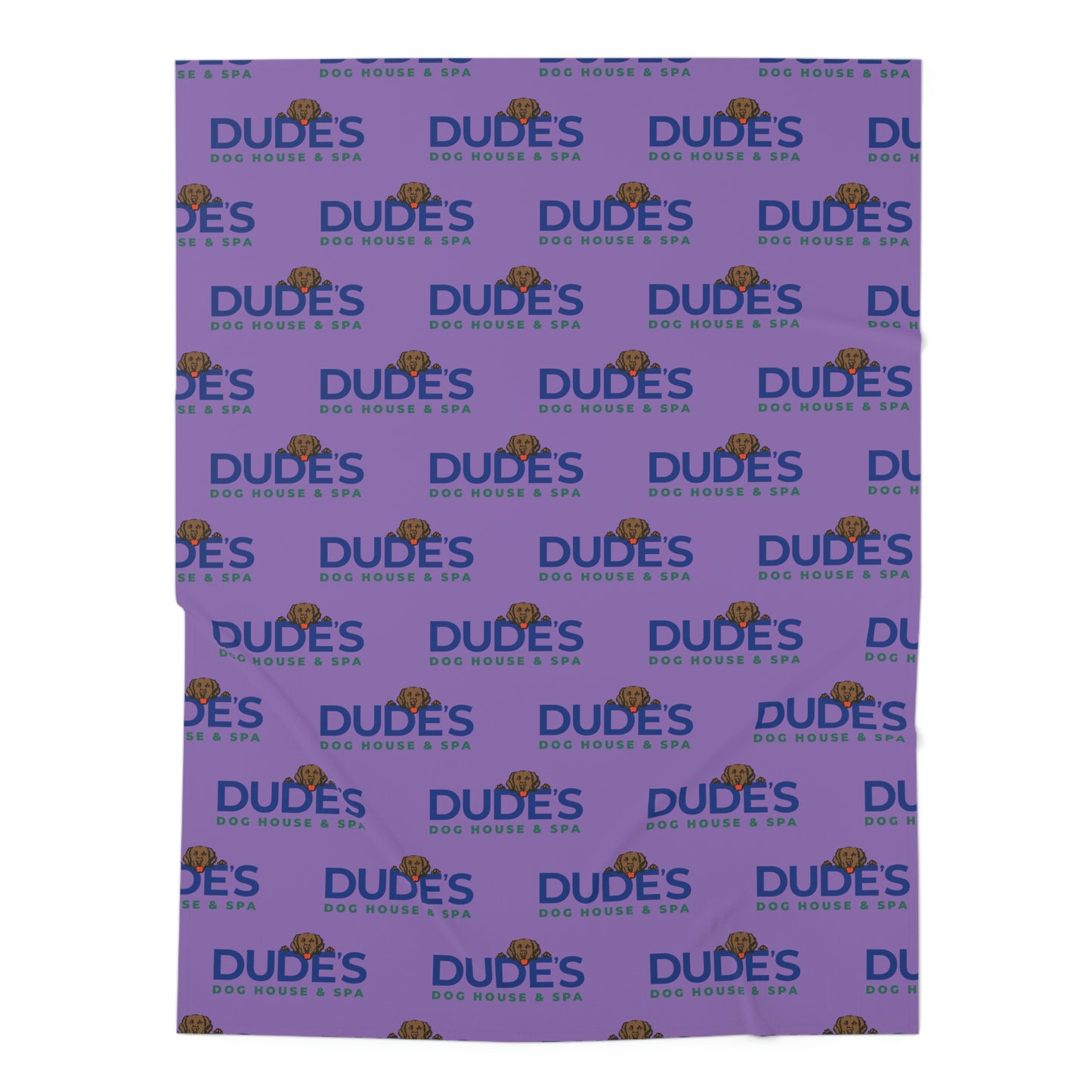 Dude's Dog Blanket | Purple