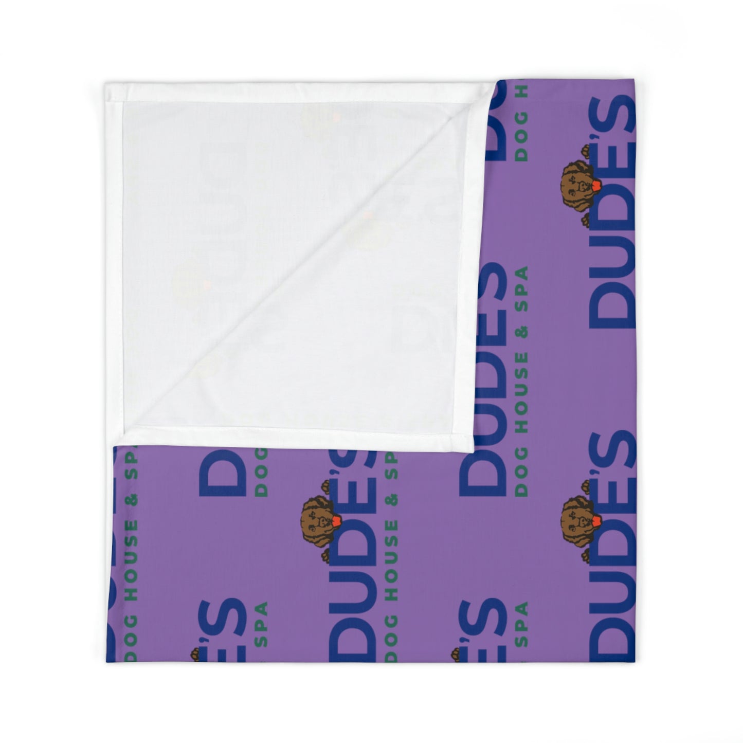 Dude's Dog Blanket | Purple